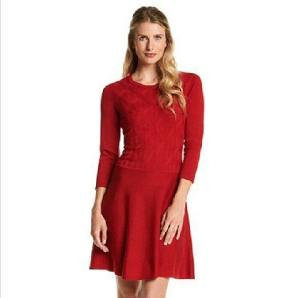 Nine West Fit and Flare Sweater Dress Sz XL NWT